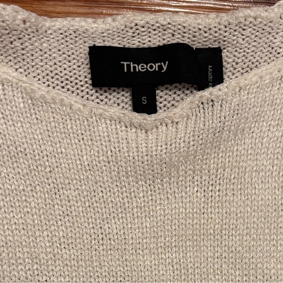 Theory Sleeveless Sweater in Cream size Small - Picture 5 of 6
